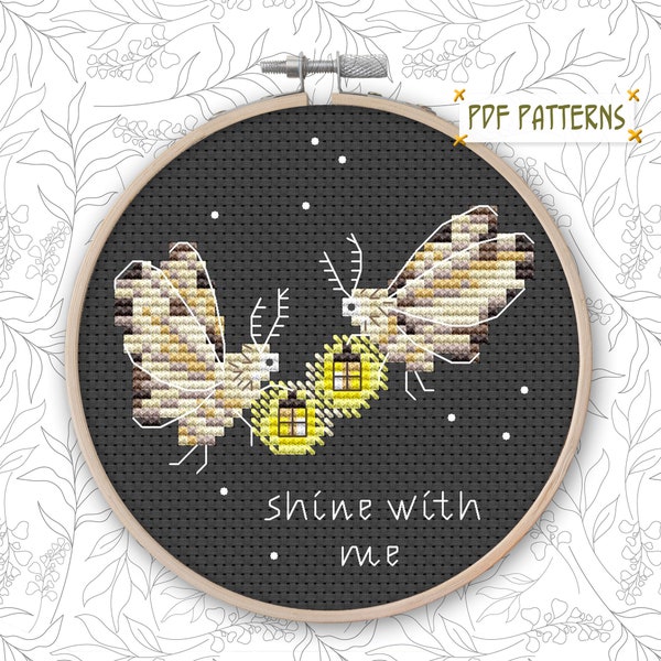 Funny moths pdf download cross stitch Gothic luna moth cross stitch primitive 4 inch pattern Modern small insect cross stitch art