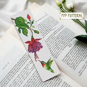 Book Heart Cross Stitch Pattern, Cute Modern Pattern for Book Lovers,  Instant Download PDF 