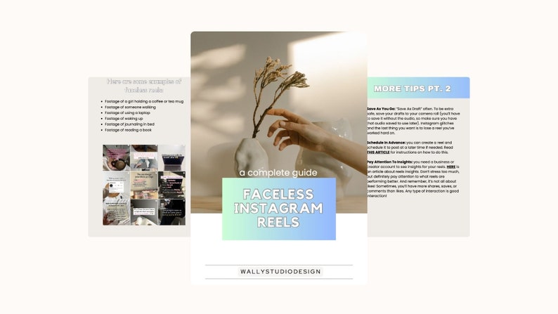 Faceless Instagram Reels guide Digital Products Faceless Business Made for Creators image 2