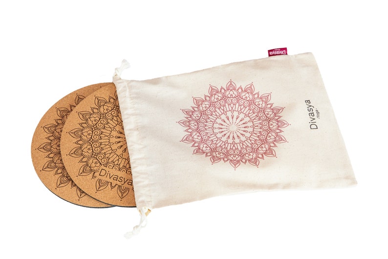 Yoga Knie Pad (2er Set) | Knie-Polster aus Kork & Naturkautschuk | Yoga Zubehör | Yoga Geschenke | Kniepads Yoga | Yoga Pad | Yoga Geschenk