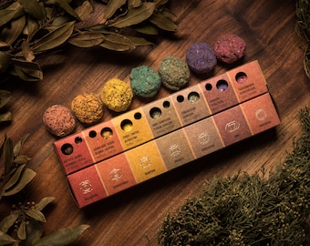 7 Chakra Incense Sticks - Balls | Spiritual Gift | Incense | 7 Chakras | Chakra Meditation | Yoga Gift