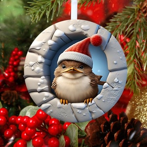 Mini Painting Kit Sparrows Christmas, Stocking Stuffer, Artist