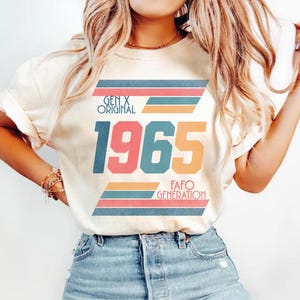 Retro Gen X Original FAFO Generation Custom Year T-Shirt, Vintage Gen X Personalized Tee, Nostalgic Apparel, Great Gift for Birthdays