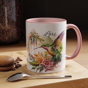 Custom Hummingbird Mug, Hummingbird Mug, Hummingbird Gifts for Women, Humming Bird Gifts, Humming Bird Mug, Bird Lover Gifts, Bird Tea Mug