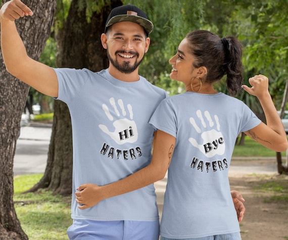 Hi Haters Short Sleeve Tee, Two Sided Hater Shirt, Hi Haters on