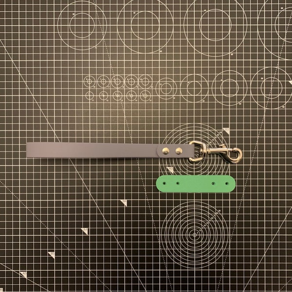 Dog Leash Template made for BioThane® (Double Rivet)