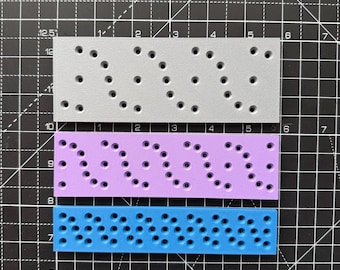 Gem, Crystal, Rhinestone Template made for BioThane®  (S-Dot in Various Sizes)