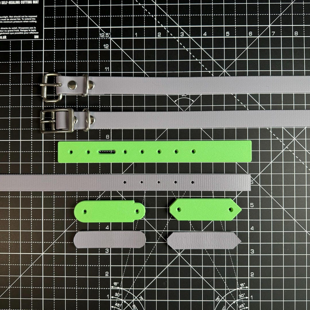 3 in 1 Dog Collar Template Made for Biothane® (hardware Style Buckle ...