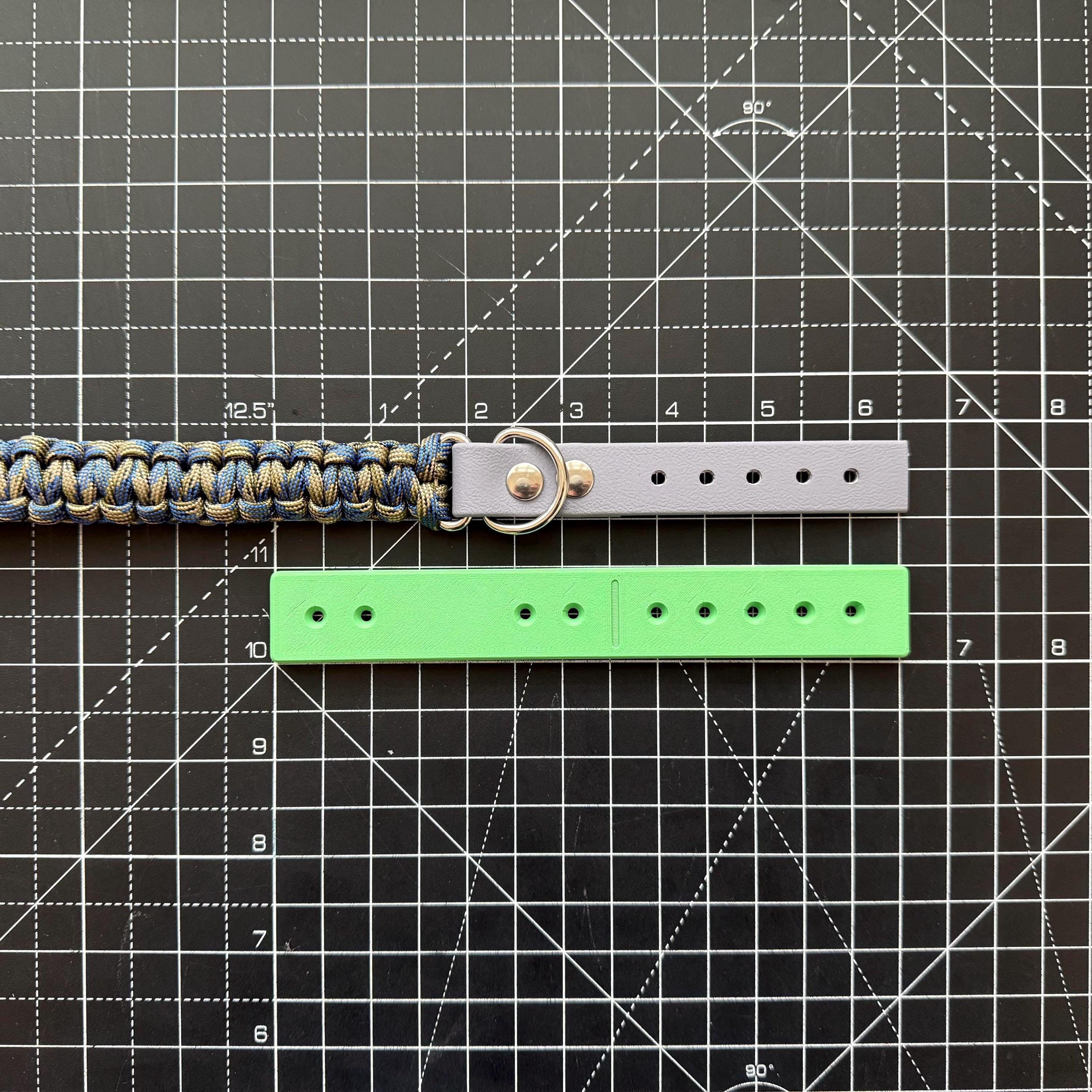 Adapter Template Paracord Adapter Template Made for Use With Biothane® (double Rivet ...