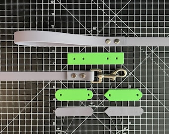 Dog Leash Template made for BioThane® (Double Rivet)