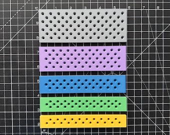 Gem, Crystal, Rhinestone Template made for BioThane® (Various Sizes + Designs)