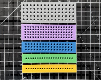 Gem, Crystal, Rhinestone Template made for BioThane® (Odd Number of Aligned Rows in Various Sizes)