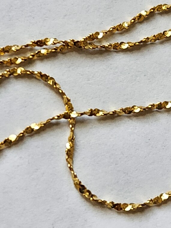 14K Solid Gold Amethyst Pendant Necklace- 1.29 Gr… - image 6