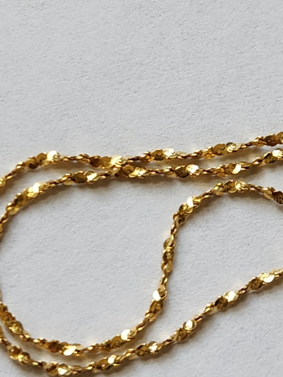 14K Solid Gold Amethyst Pendant Necklace- 1.29 Gr… - image 7