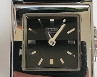 Citizen Elegance Signature Square Black Dial Quartz Watch