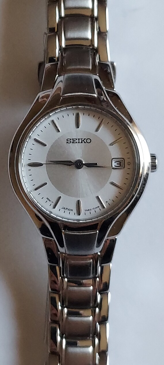 seiko quartz watch silver - Gem