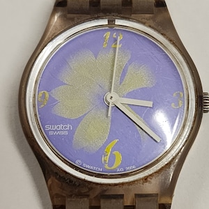 Swatch Flower Dial Strap Swiss Quartz Watch