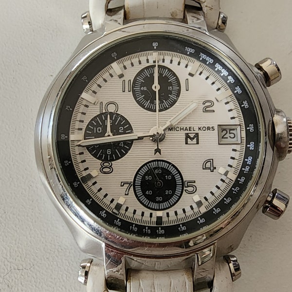 Michael Kors White Dial Chronograph Quartz Watch-MK 5003