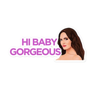 RHOSLC Lisa Barlow "hallo baby prachtige" sticker