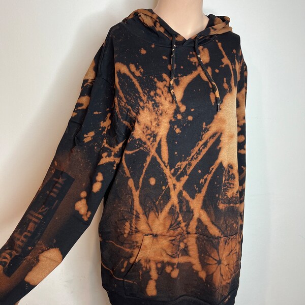 Boho Hoodie bleached Pixie Hoodie Chaos Hoodie