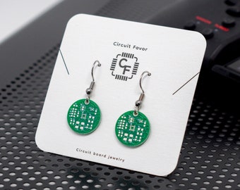Circuit Board Earrings