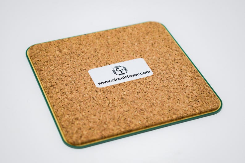 Circuit Board Coaster Multicolor Set - Etsy
