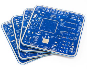 Circuit Board Coaster Set