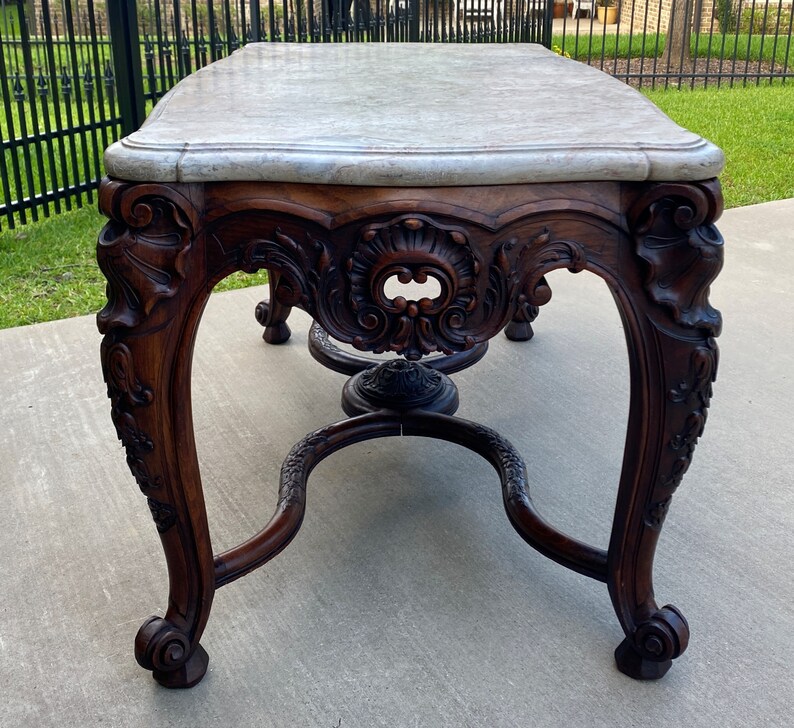 Entry Table With Marble Top