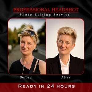 プロフェッショナルなヘッドショット写真編集サービス：LinkedInプロフィール写真の変身