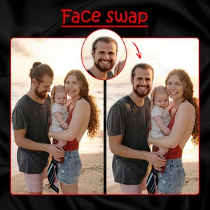 Professional Face Swap & Photo Editing Service - Perfect for Family Photos and Image Correction, Photo Replace, mothers day gift.