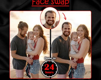Family Photo Face Swap Service: Professional Digital Image Editing