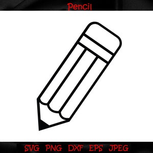 Lápis SVG, PNG, DXF, SVG escolar, em camadas, professor, monograma, pacote de lápis, nome do lápis, arquivo cortado, Cricut, silhueta, uso comercial.