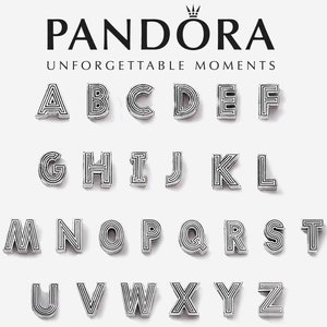 Pandora Alphabet Letters A Z Charm
