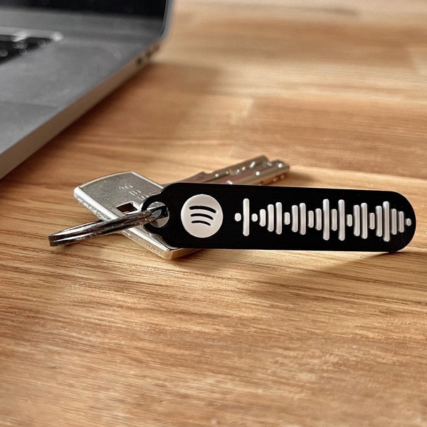 Keychain Spotify Code - Special songs & playlists always with you - Perfect gift for friends, partners, birthdays, token of love