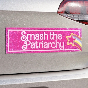 Smash the Patriarchy: bumperstickers in 2 maten