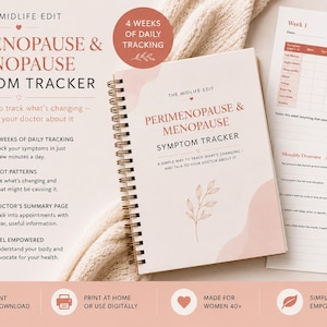 Registro de síntomas de la perimenopausia y la menopausia, y registro de sofocos y cambios de humor (descarga en PDF).