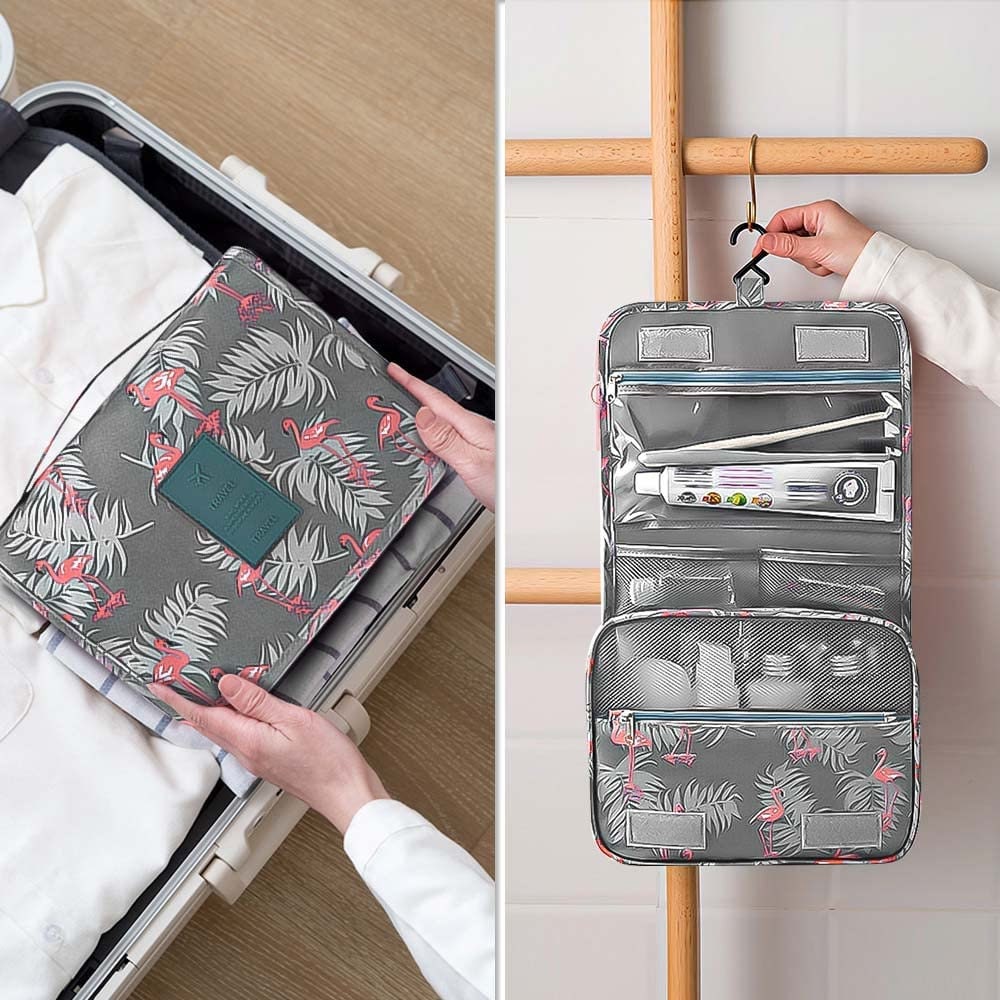 Hanging Toiletry Bag Travel Portable Wash Bag Makeup Etsy UK