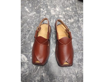 Handmade Leather Peshawari Chappal Sandals