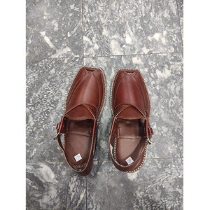 Peshawari Chappal , Leather Hand made Peshawri chappal ,Peshawari Brown sandal ,men sandals ,leather sandals
