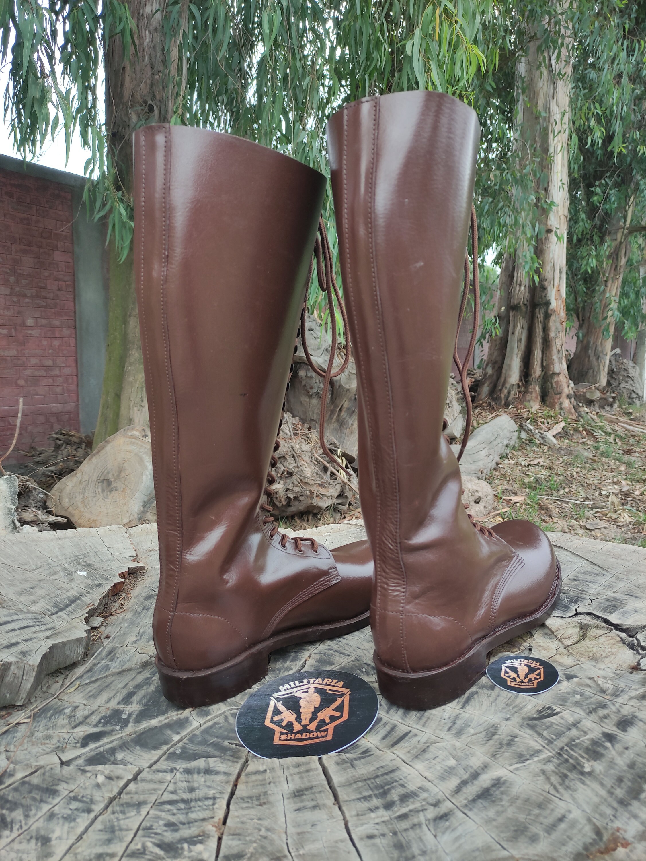 Brown Leather Long Boot With Leather Sole. Riding Boots Etsy UK