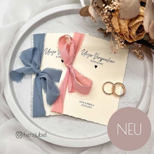 Eheversprechen-Hefte, Gelübdeheftchen 2er-Set (personalisierbar)