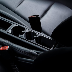 BMW Series 3 E36 Dual Cup Holder in Center console Storage compartment + GIFT(Keychain)