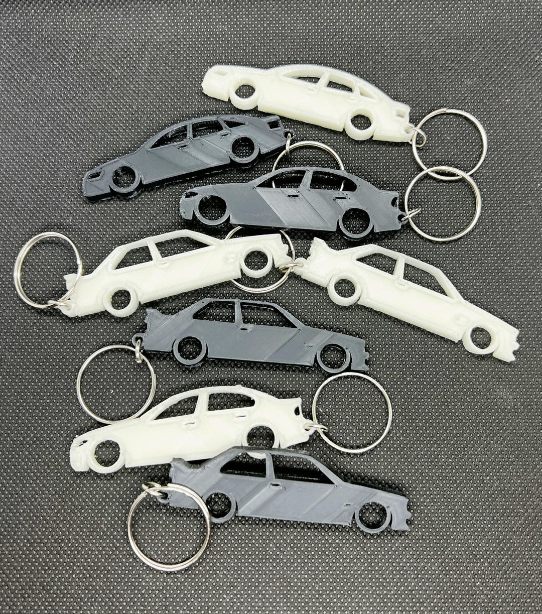 BMW and AUDI Car Outline Keychains / Glow in the Dark / E90 Etsy