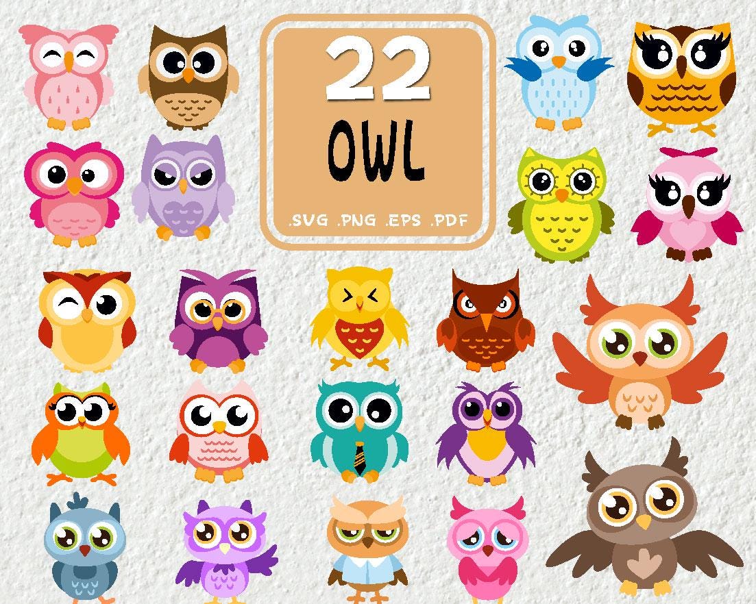 Owl SVG Bundle, Birds SVG bundle, Owl cut file, Owl clipart, Owl svg Print file, Owl files for cricut, Cute Owl svg, Owl png, Printable