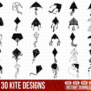 Kite SVG Bundle, Kites SVG, Kite Clipart, Kite  Cut Files For Silhouette, Files for Cricut, Vector,Kite Svg,Kite, printable, print file,svg