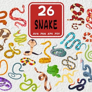 Snake Svg Bundle, Snake Png, Cobra Svg, Snake Cricut, Viper Snake Svg, Snake Clipart, Snake Cut Files, Snake Silhouette, Stencil, Png, Pdf