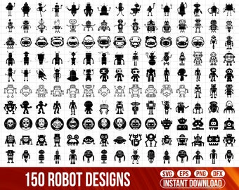 Robotics Rocking Svg Robot SVG Bundle - Robot PNG Bundle - Robot Clipart - Robot SVG Cut ...
