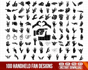 Hand Sign SVG Bundle, Hand Right Sign, Ok Sign, Peace Hand Sign, V sign, Hand Symbol, Rock Hand Symbol, Hand Love Shape Eps Dxf Png Cut file