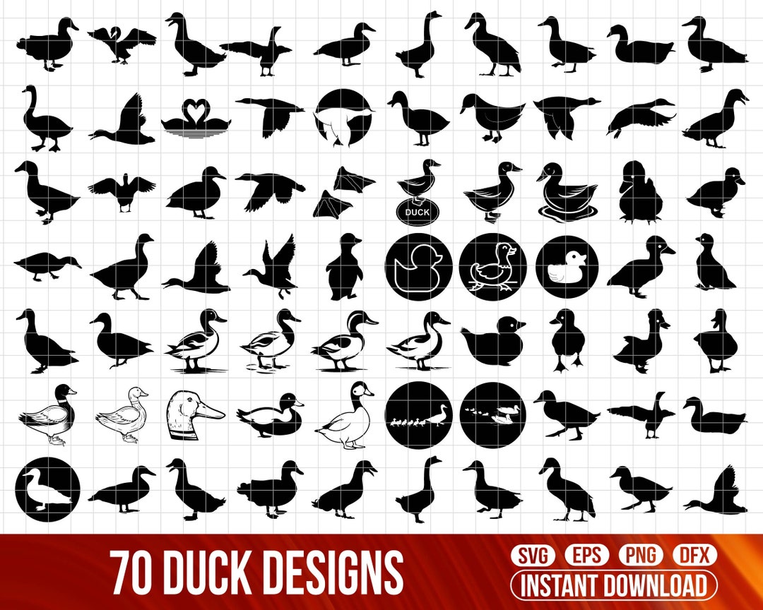Duck Svg, Bird Svg, Duck Hunting Svg, Duck Hunter Svg, Duck Silhouette