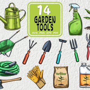 Garden tools svg,Garden Tools SVG, Gardening SVG, Gardening Trowel Svg, Spade Svg, Shovel Svg, Rake Svg, Garden Tools Clipart,print file,svg